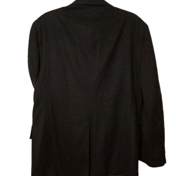 Men's Cashmere Sport Coat by Huntington Black 42R - Picture 9 of 10